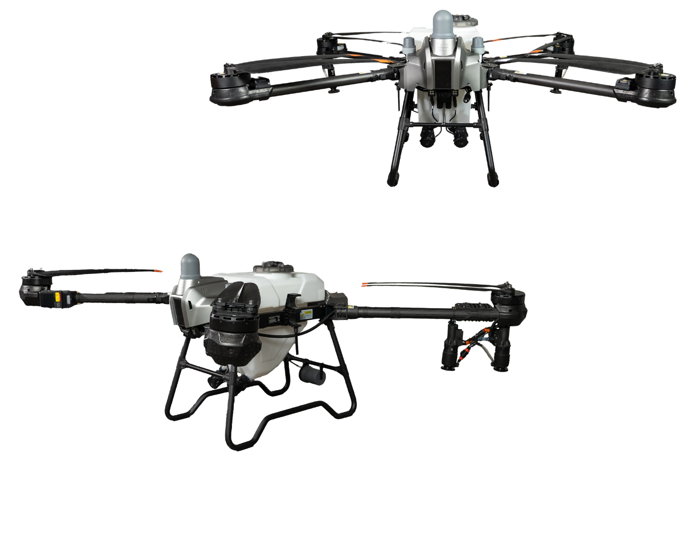 Drones A100 e A45 para pulverização agrícola